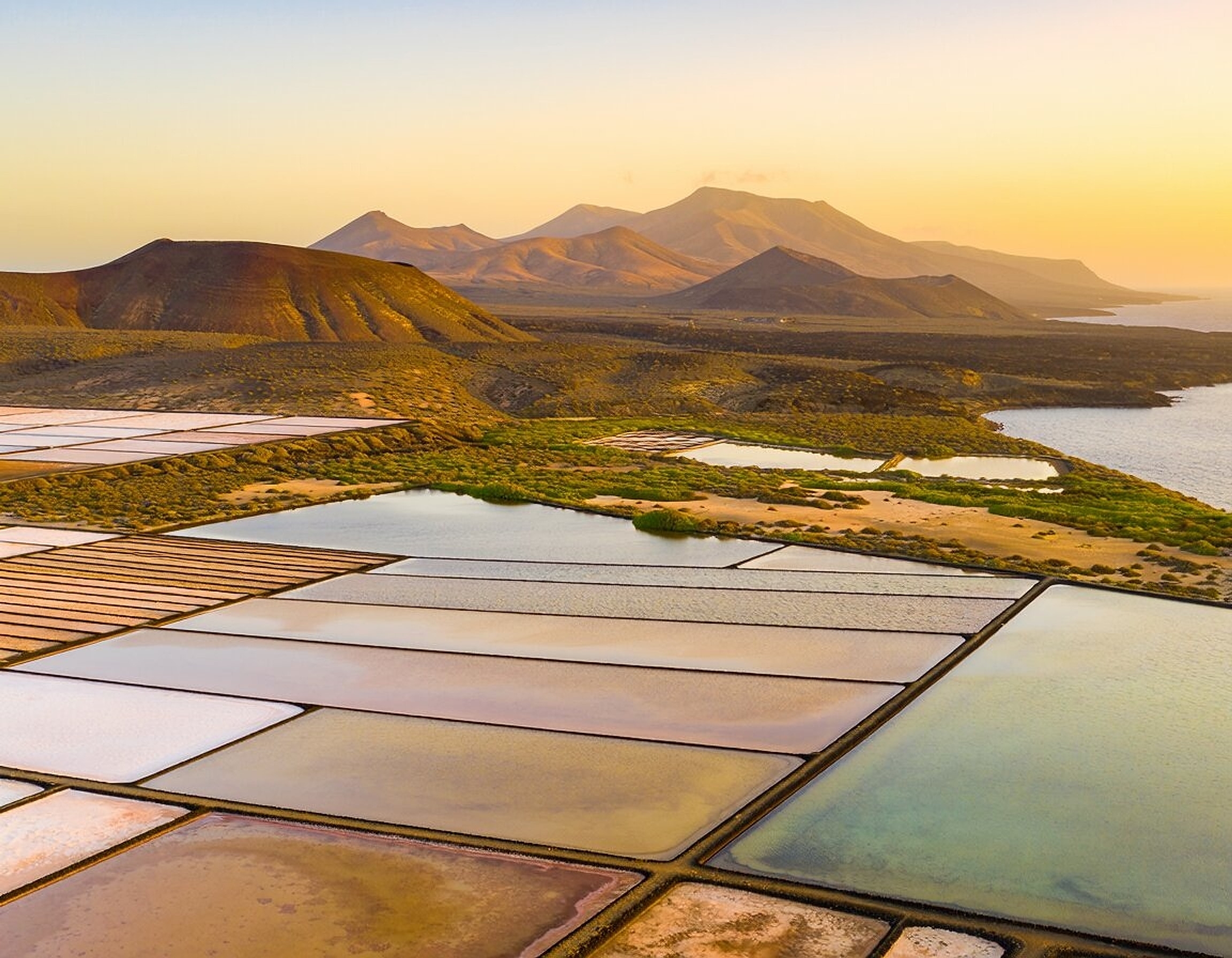 The salt flats at Cabo de Gata